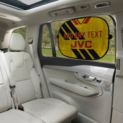 The Gooners 1993 Away Shirt - Personalised Retro Football Car Sun Shade - Set of 2