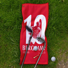 The Gooners Bergkamp 10 - Football Legends - Golf Towel