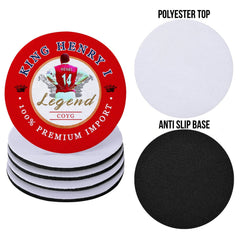 The Gooners Henry - Football Coaster - Square Or Circle