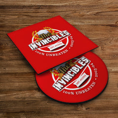 The Gooners Invincibles - Football Coaster - Square Or Circle