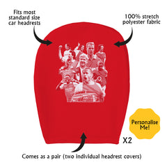The Gooners Montage - Pack of 2 Car Seat Headrest Covers