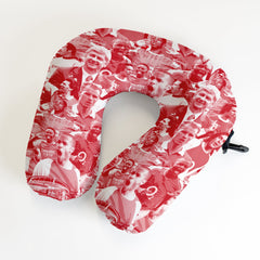 The Gooners Montage - Retro Football Travel Pillow