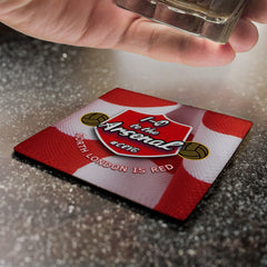 The Gooners One Nil - Football Coaster - Square Or Circle