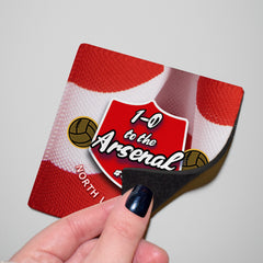 The Gooners One Nil - Football Coaster - Square Or Circle