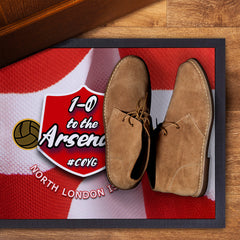 The Gooners One Nil - Football Legends - Door Mat -60cm X 40cm