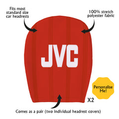The Gooners Retro 1988 Home - Retro Football Shirt - Pack of 2 - Car Seat Headrest Covers