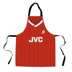 The Gooners Retro - 1988 Home Shirt - Retro Football Novelty Water-Resistant, Lazer Cut (no fraying) Light Weight Adults Apron