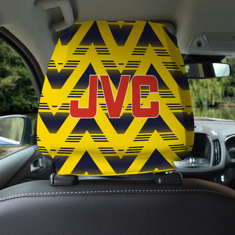 The Gooners Retro 1992 Away - Retro Football Shirt - Pack of 2 - Car Seat Headrest Covers