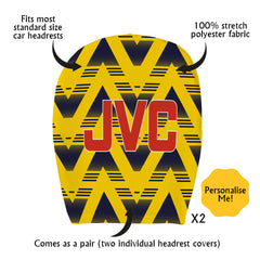 The Gooners Retro 1992 Away - Retro Football Shirt - Pack of 2 - Car Seat Headrest Covers