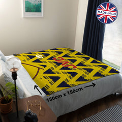 The Gooners Retro - 1992 Away Shirt - Retro Fleece Blanket