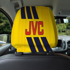 The Gooners Retro 1993 Away - Retro Football Shirt - Pack of 2 - Car Seat Headrest Covers