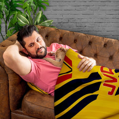 The Gooners Retro - 1993 Away Shirt - Retro Fleece Blanket