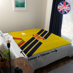 The Gooners Retro - 1993 Away Shirt - Retro Fleece Blanket