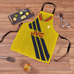 The Gooners Retro - 1993 Away Shirt - Retro Football Novelty Water-Resistant, Lazer Cut (no fraying) Light Weight Adults Apron