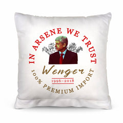 The Gooners Wenger - Football Legends - Cushion 10inch