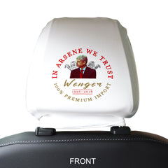 The Gooners Wenger - Football Legends - Headrest Cover