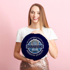 The Hoops CHAMPIONS - Football Legends - Circle Cushion 14inch
