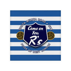 The Hoops Rs - Football Coaster - Square Or Circle