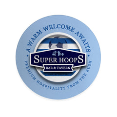 The Hoops SUPER HOOPS - Football Coaster - Square Or Circle
