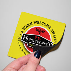 The Hornets Hornets Nest - Football Coaster - Square Or Circle