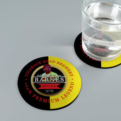 The Hornets John Barnes - Football Coaster - Square Or Circle