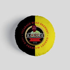 The Hornets John Barnes - Football Legends - Circle Cushion 14inch
