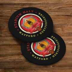 The Hornets Stadium Halt - Football Coaster - Square Or Circle