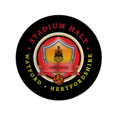 The Hornets Stadium Halt - Football Coaster - Square Or Circle