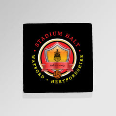 The Hornets Stadium Halt - Football Coaster - Square Or Circle