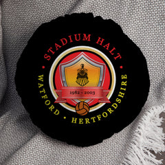 The Hornets Stadium Halt - Football Legends - Circle Cushion 14inch
