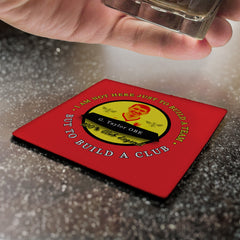 The Hornets Taylor - Football Coaster - Square Or Circle