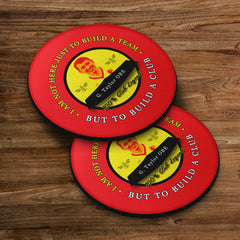 The Hornets Taylor - Football Coaster - Square Or Circle