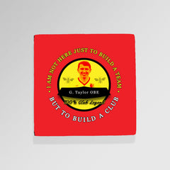 The Hornets Taylor - Football Coaster - Square Or Circle