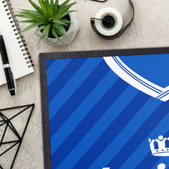 The Lions 1987 Home Shirt - Personalised Retro Door Mat - 60cm x 40cm