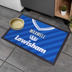 The Lions 1987 Home Shirt - Personalised Retro Door Mat - 60cm x 40cm