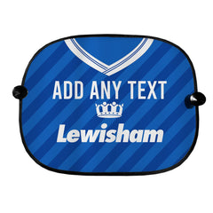 The Lions 1987 Home Shirt - Personalised Retro Football Car Sun Shade - Set of 2