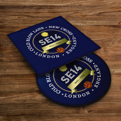 The Lions Cold Blow Lane - Football Coaster - Square Or Circle