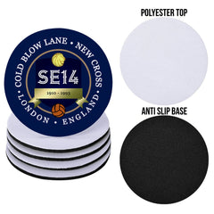 The Lions Cold Blow Lane - Football Coaster - Square Or Circle