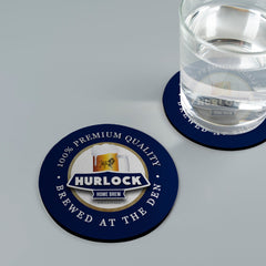 The Lions Hurlock - Football Coaster - Square Or Circle
