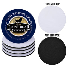 The Lions Lions - Football Coaster - Square Or Circle