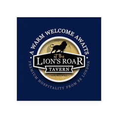 The Lions Lions - Football Coaster - Square Or Circle