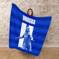 The London Blues Drogba 11  - Fleece 150cm X 150cm