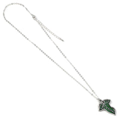 The Lord Of The Rings Silver Plated Necklace Leaf Of Lorien