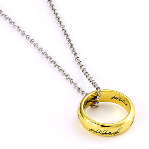 The Lord Of The Rings Silver Plated One Ring Necklace