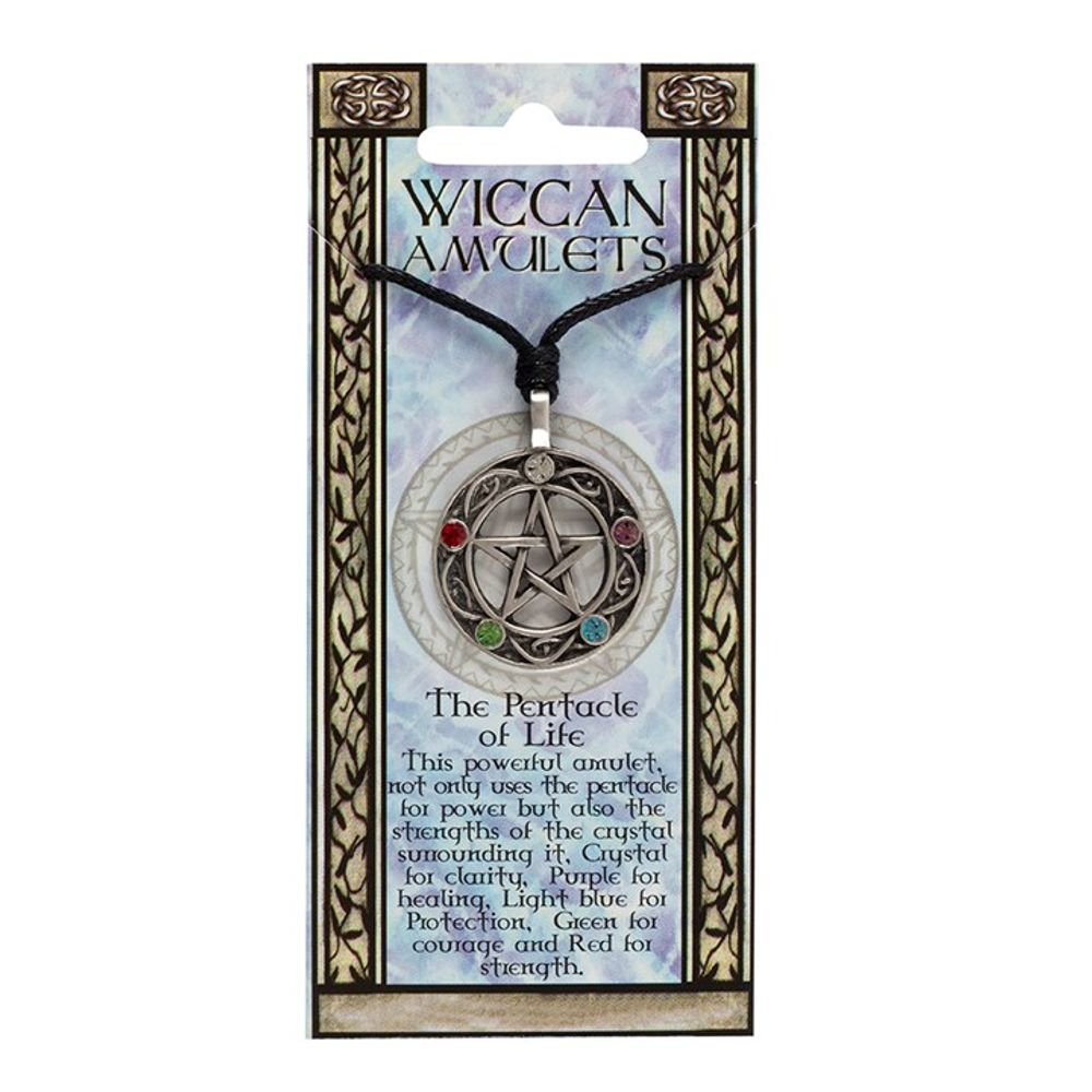 The Pentacle of Life Wiccan Amulet Necklace