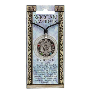 The Pentacle of Life Wiccan Amulet Necklace