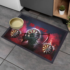 The Reaper - Darts Personalised Door Mat - 60cm x 40cm