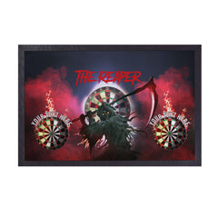 The Reaper - Darts Personalised Door Mat - 60cm x 40cm