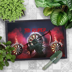 The Reaper - Darts Personalised Door Mat - 60cm x 40cm