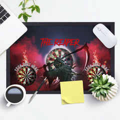 The Reaper - Darts Personalised Door Mat - 60cm x 40cm
